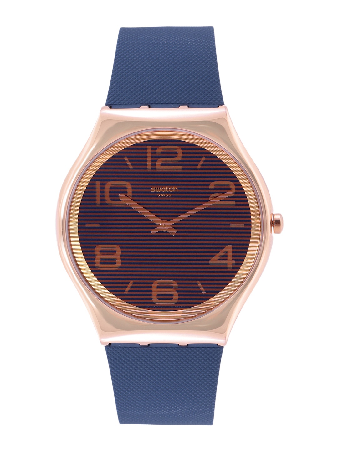 

Swatch Unisex Navy Blue Water Resistant Analogue Watch