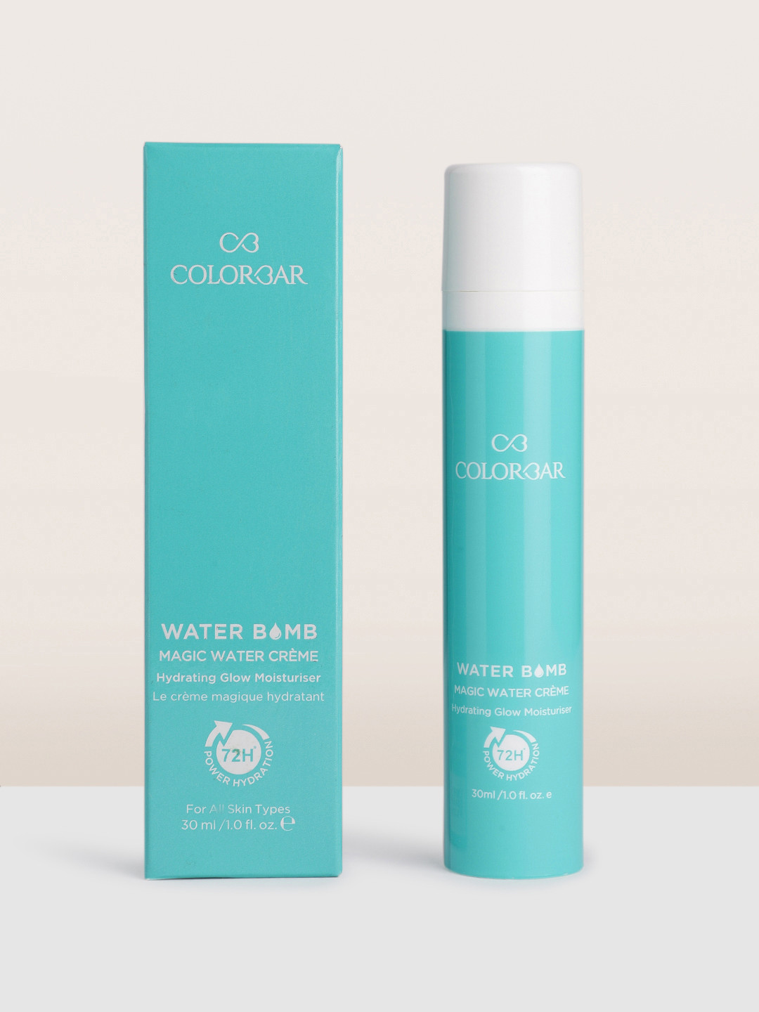 

Colorbar Water Bomb 72Hr Powder Hydration Magic Water Creme with Marine Actives - 30 ml, Blue