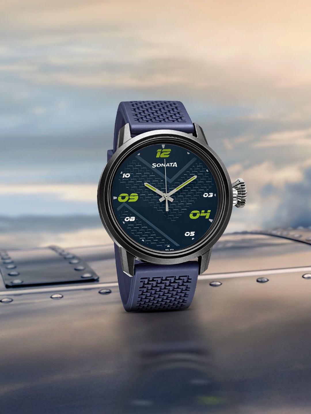 

Sonata Men Blue Analogue Volt 3 Watch 77085PP14W