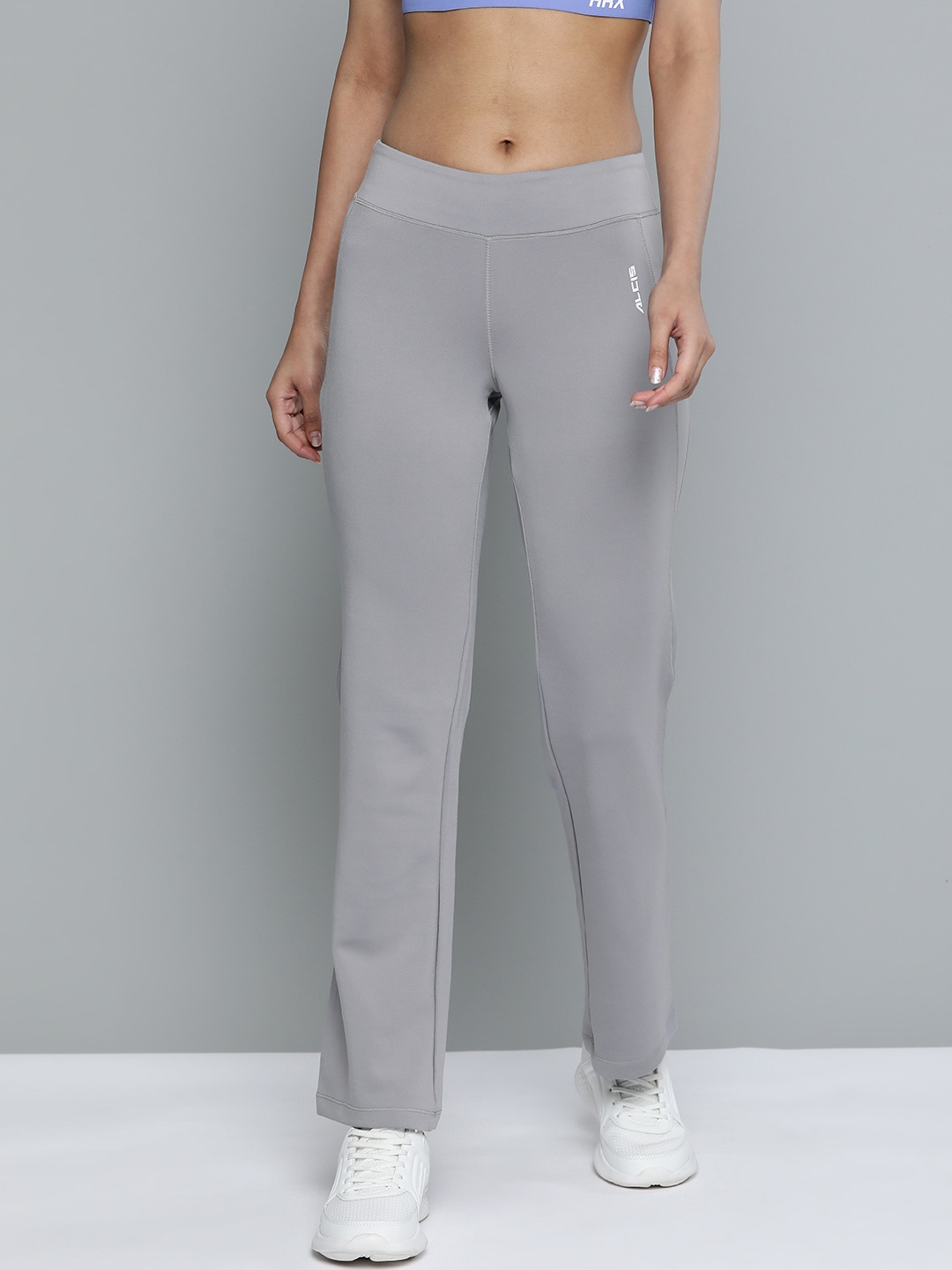 

Alcis Women Grey Solid Track Pants