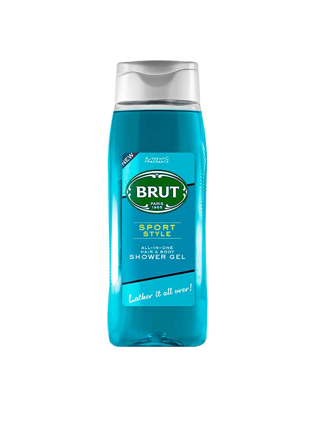 

BRUT Men Sport Style All-In-One Hair & Body Shower Gel 500ml, Blue