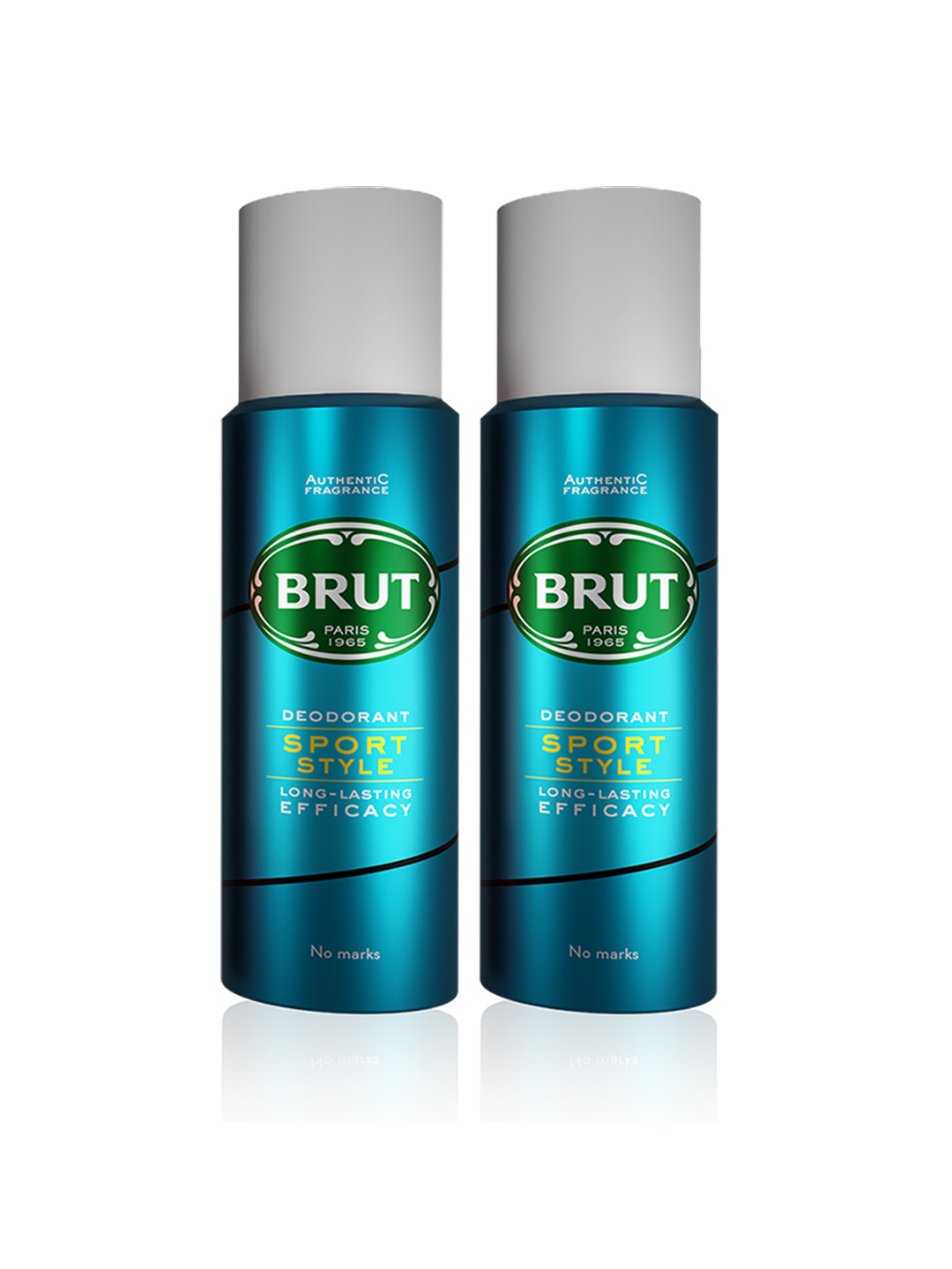 

BRUT Men Pack Of 2 Sport Style Deodorant 200ml, Blue