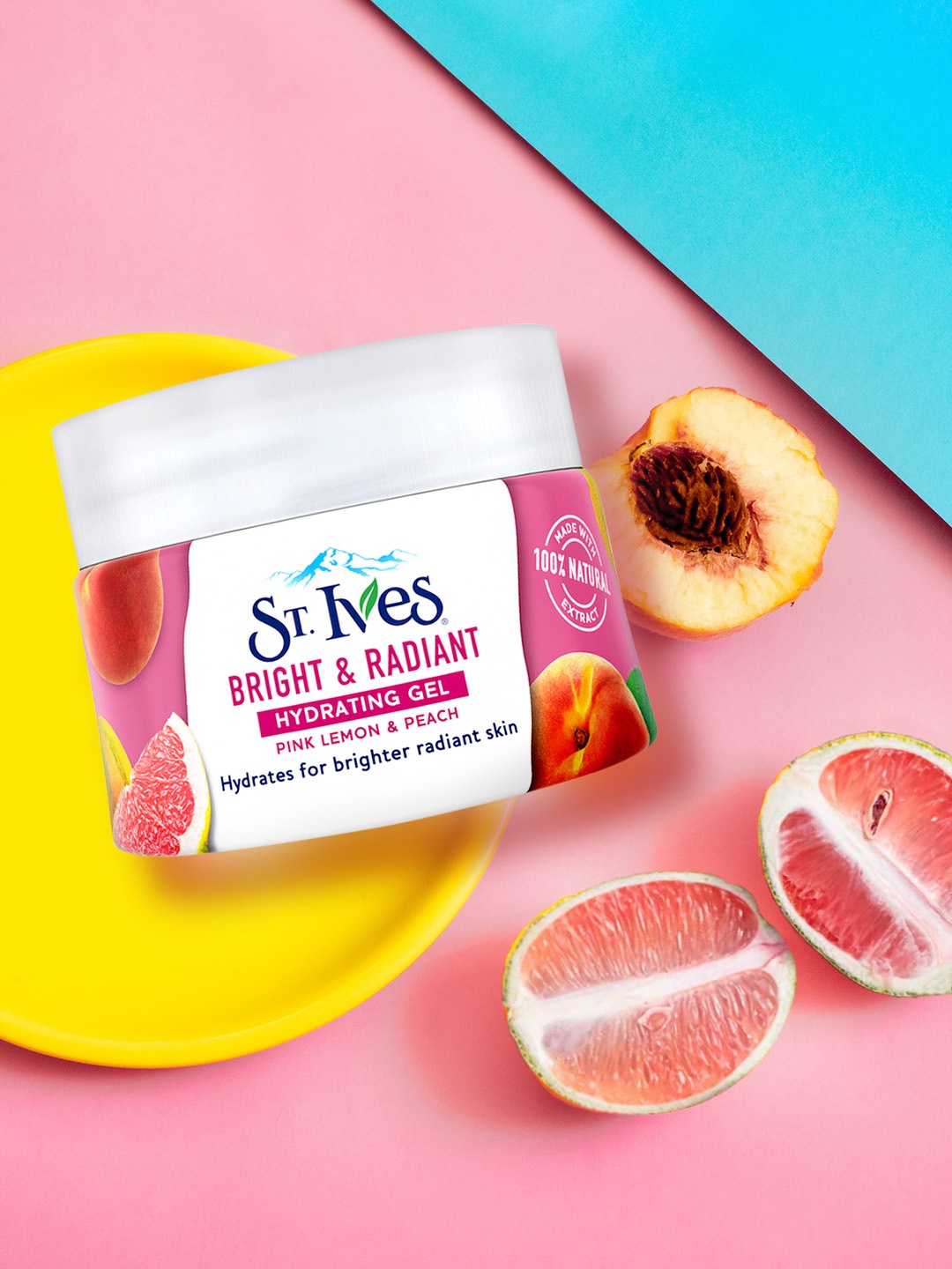 

St. Ives Women Pink Lemon & Peach Bright & Radiant Hydrating Gel
