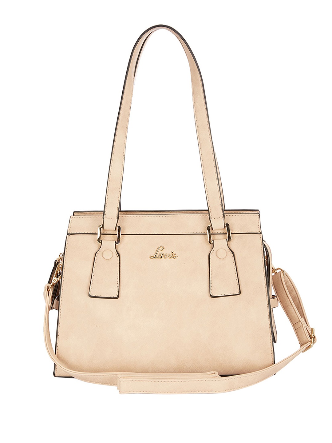 

Lavie Beige Solid Shoulder Bag
