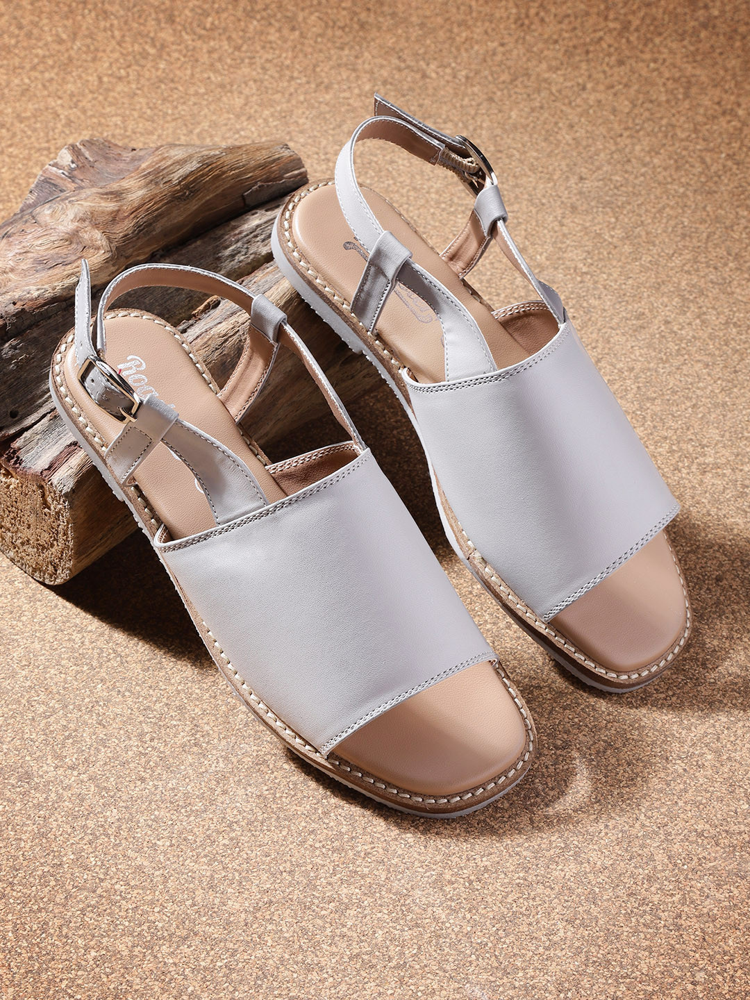

The Roadster Lifestyle Co Women Grey Solid Mules