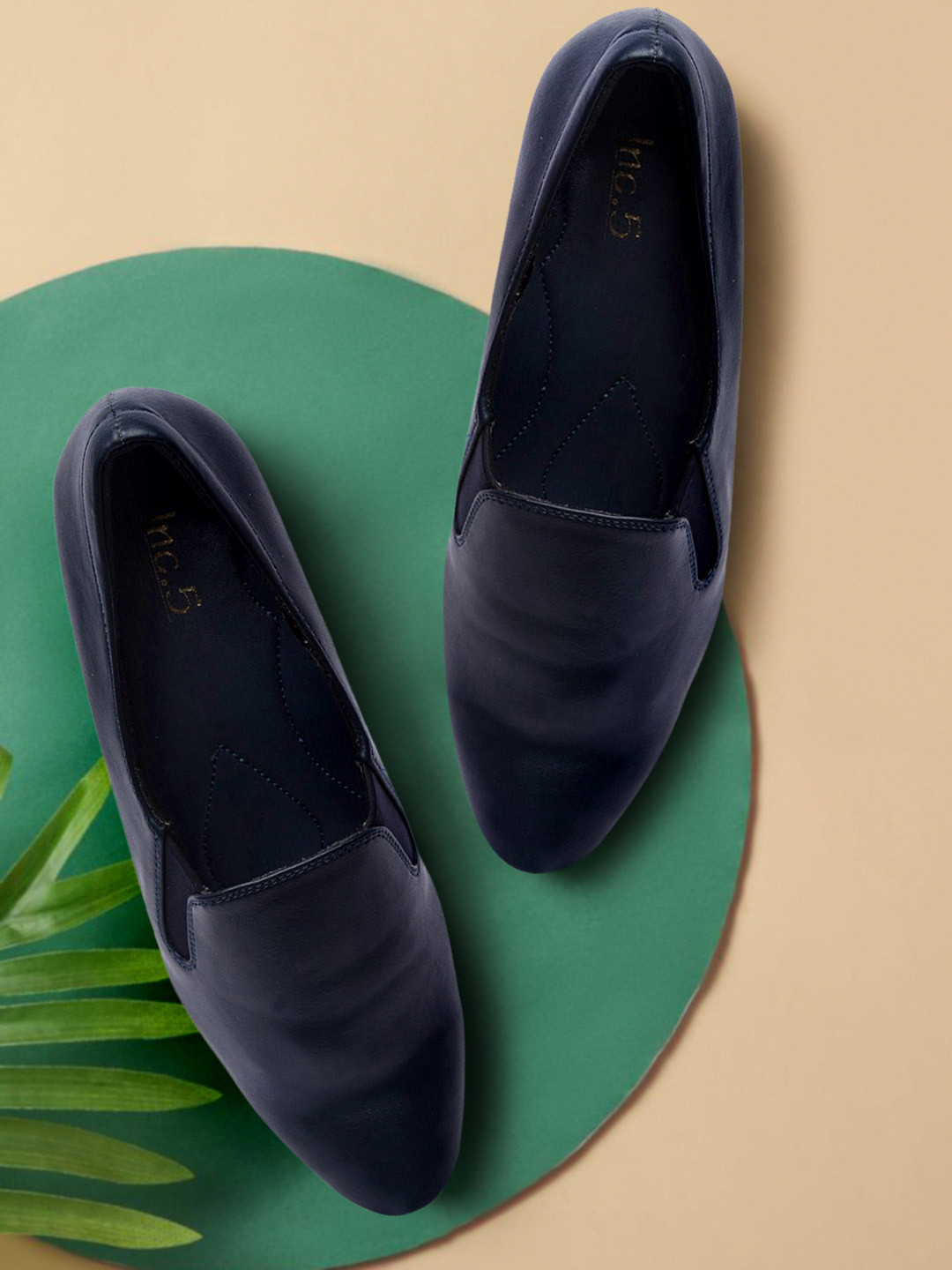 

Inc 5 Women Navy Blue Solid Pumps
