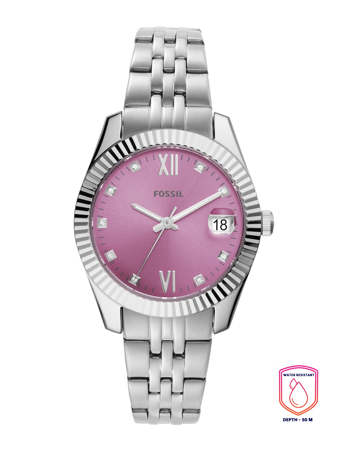 

Fossil Women Purple Scarlette Analogue Watch ES4905