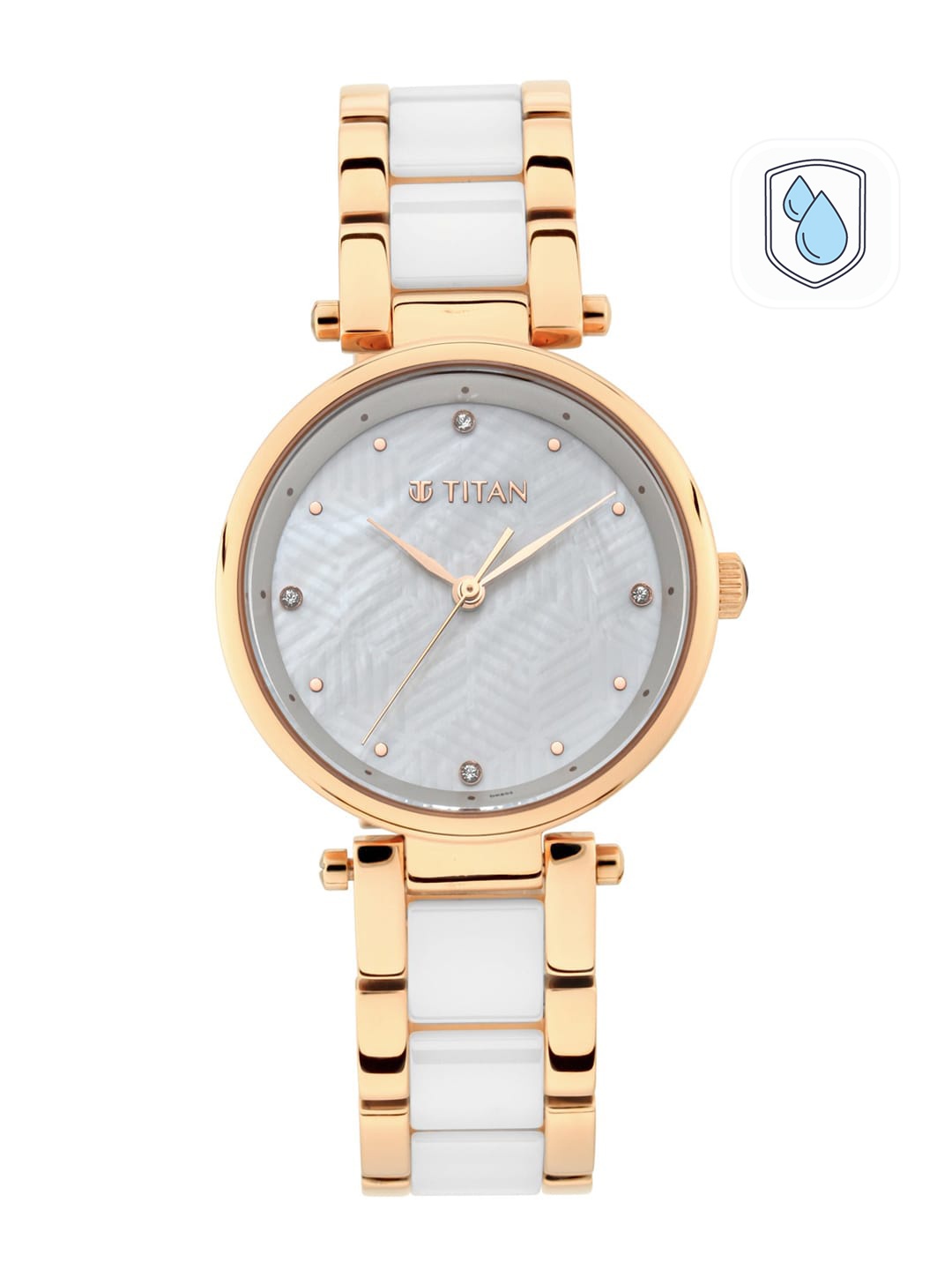 

Titan Women White Analogue Watch