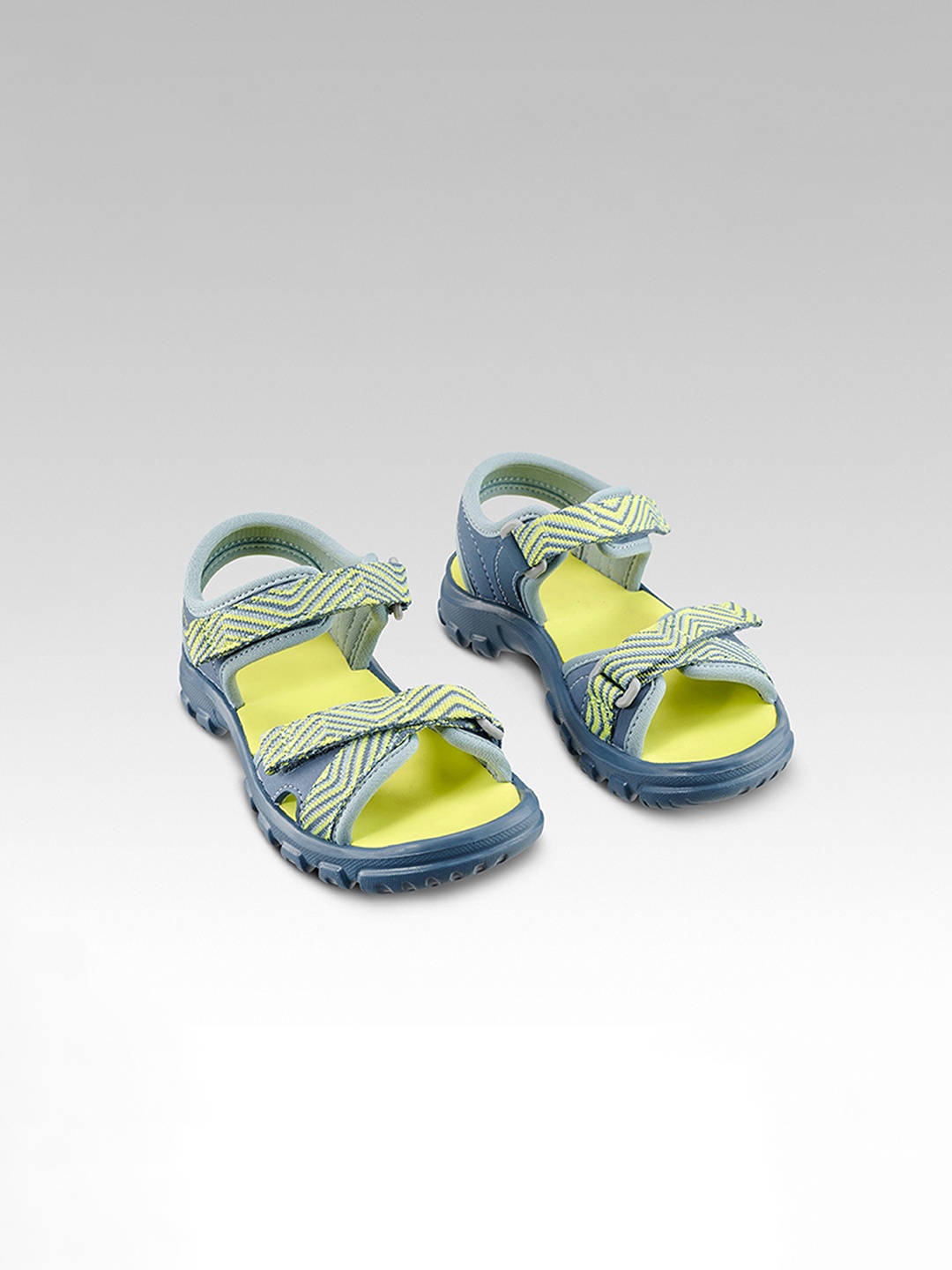 

Quechua By Decathlon Kid Blue & Yellow MH100 Sports Sandals