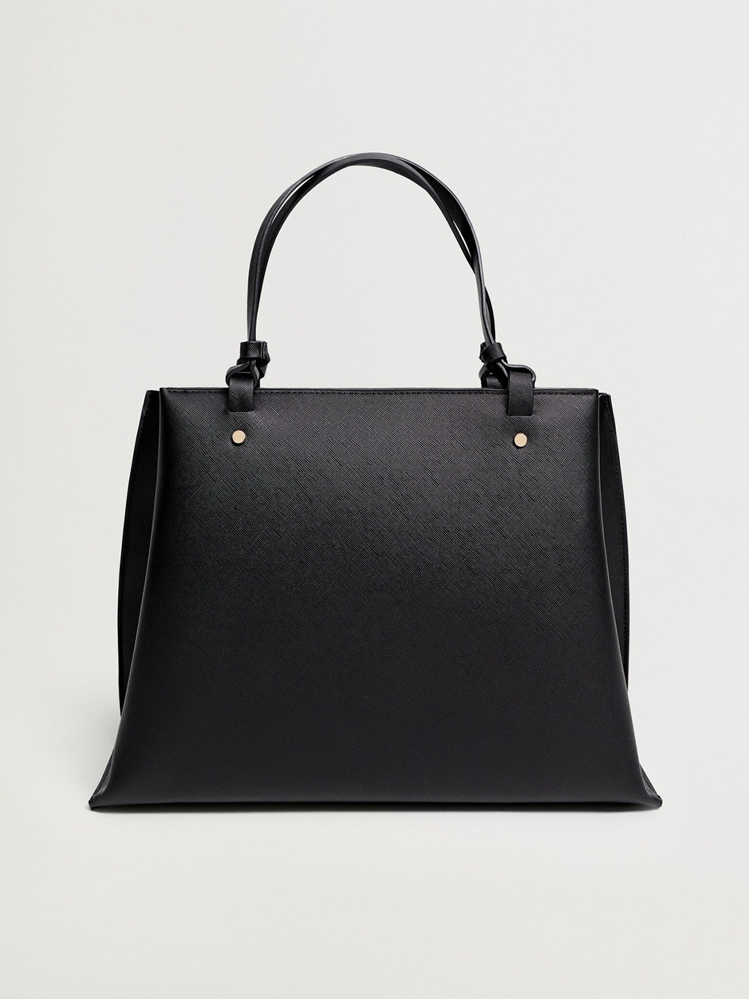 

MANGO Black Solid Handheld Bag