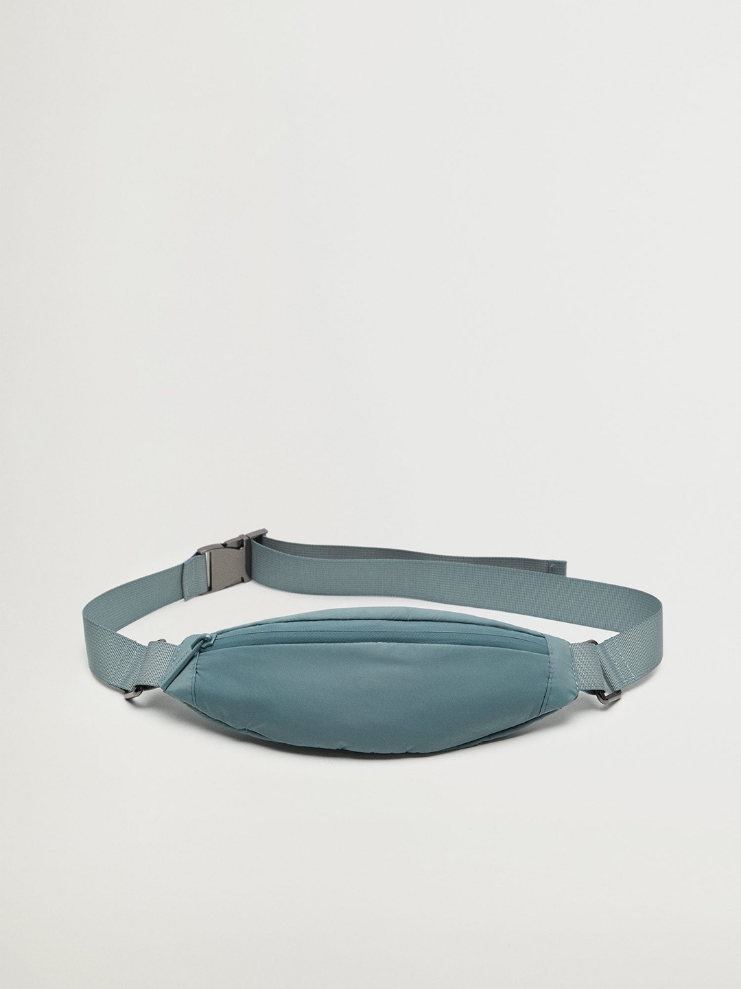 

MANGO Women Sea Green Solid Fanny Pack