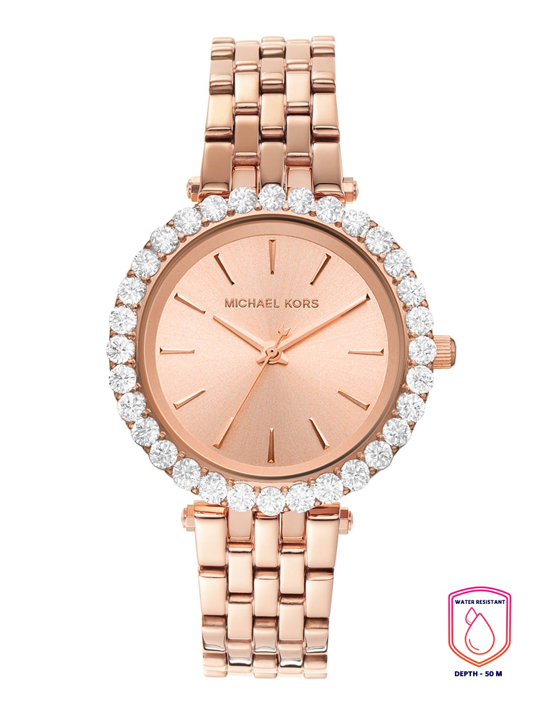 

Michael Kors Women Rose Gold Analogue Watch