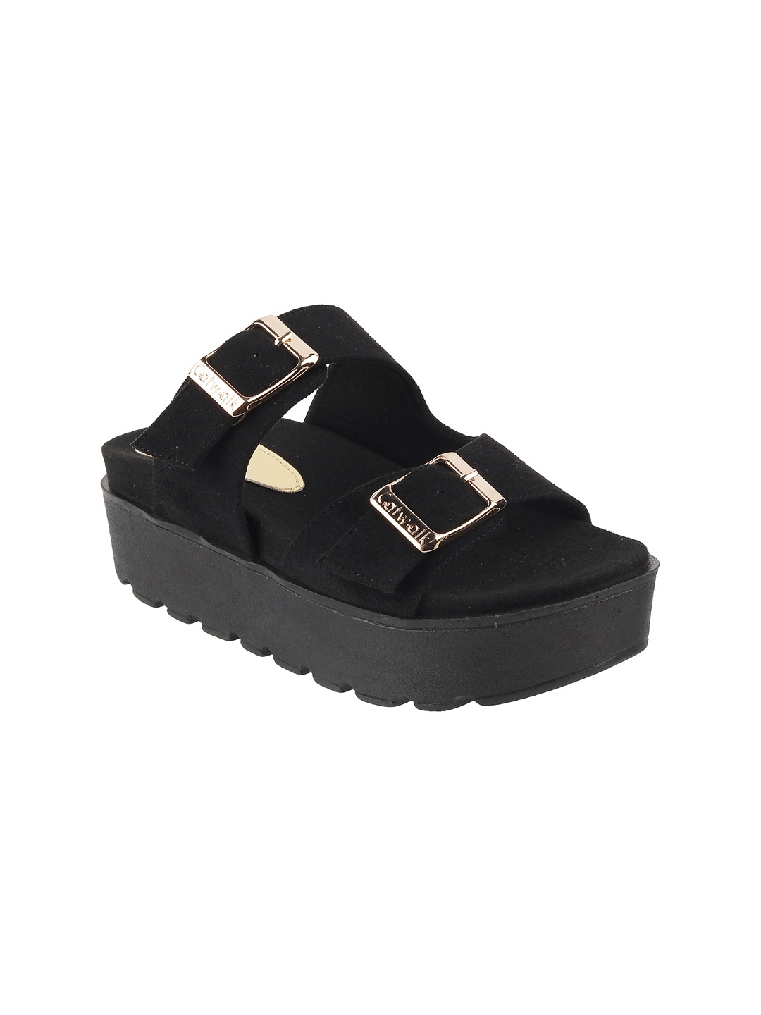 

Catwalk Women Black Solid Flatform Heels