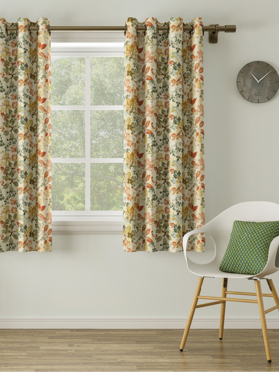 

DDecor Beige Single Window Curtain