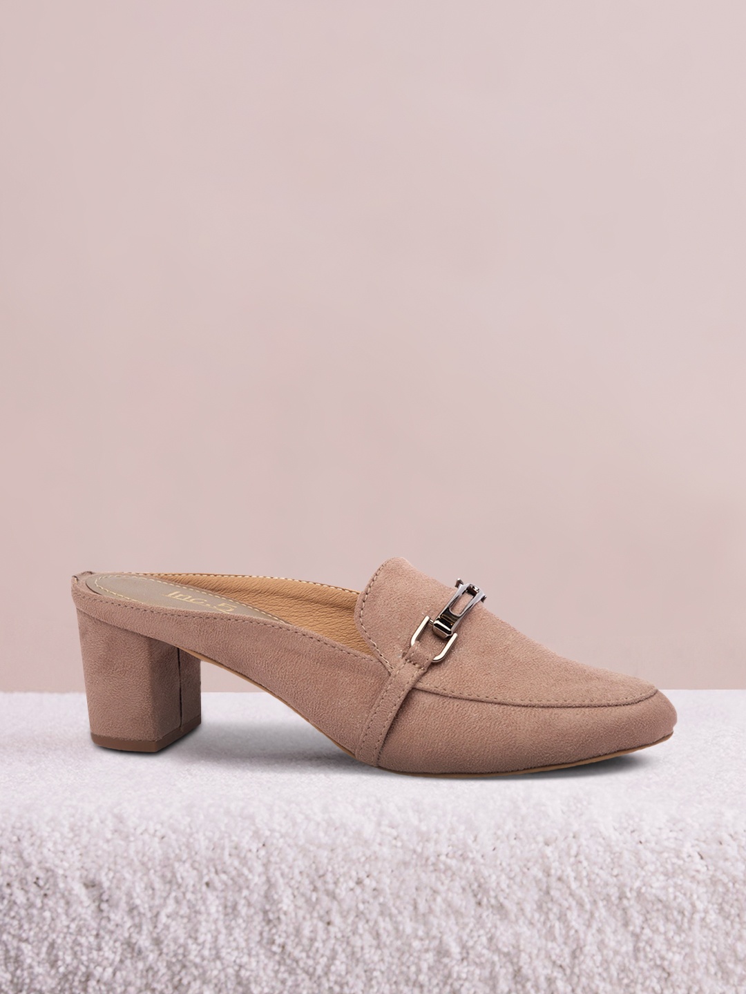 

Inc 5 Women Brown Solid Block Heels