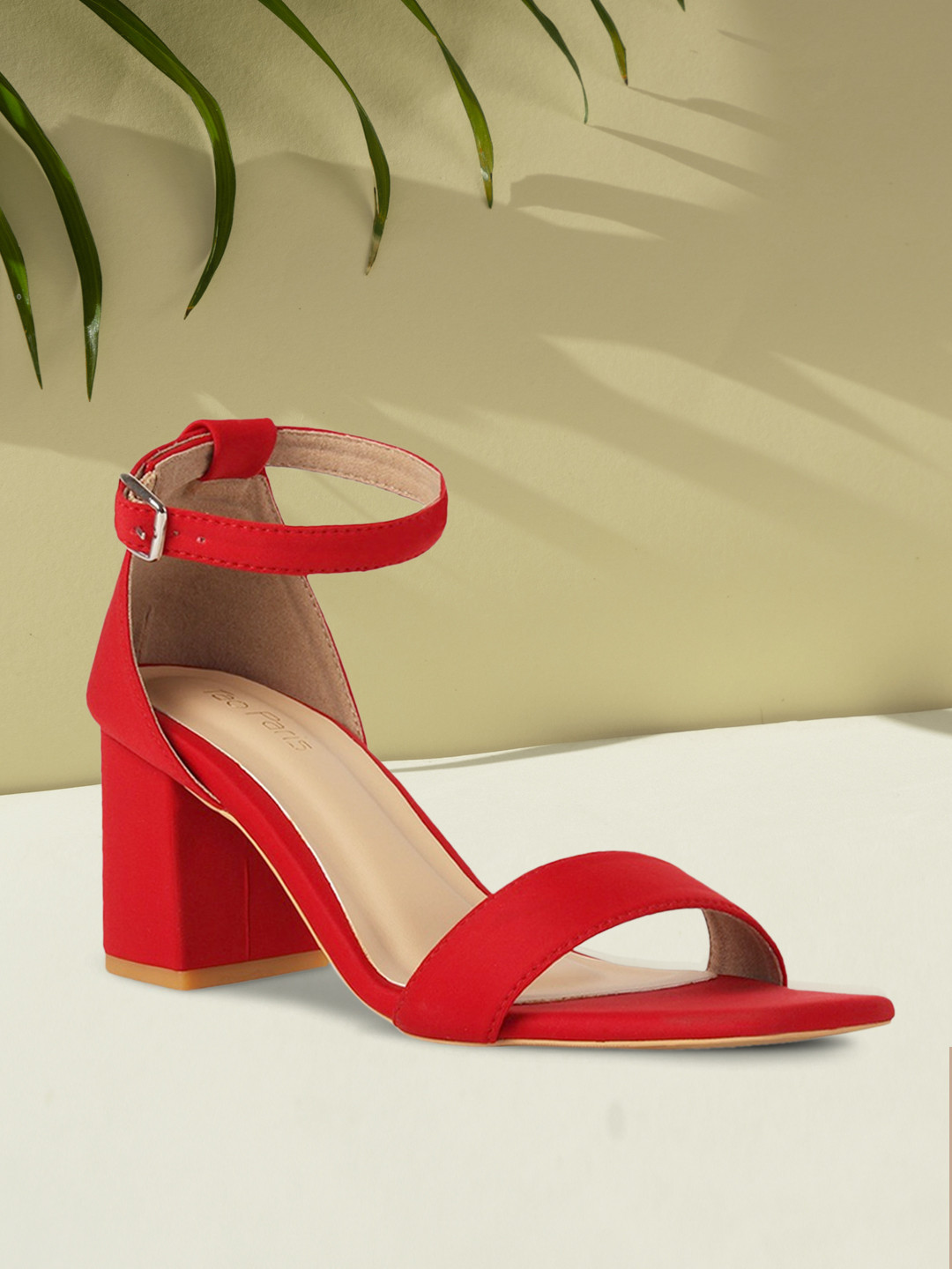 

Tao Paris Women Red Solid Block Heels