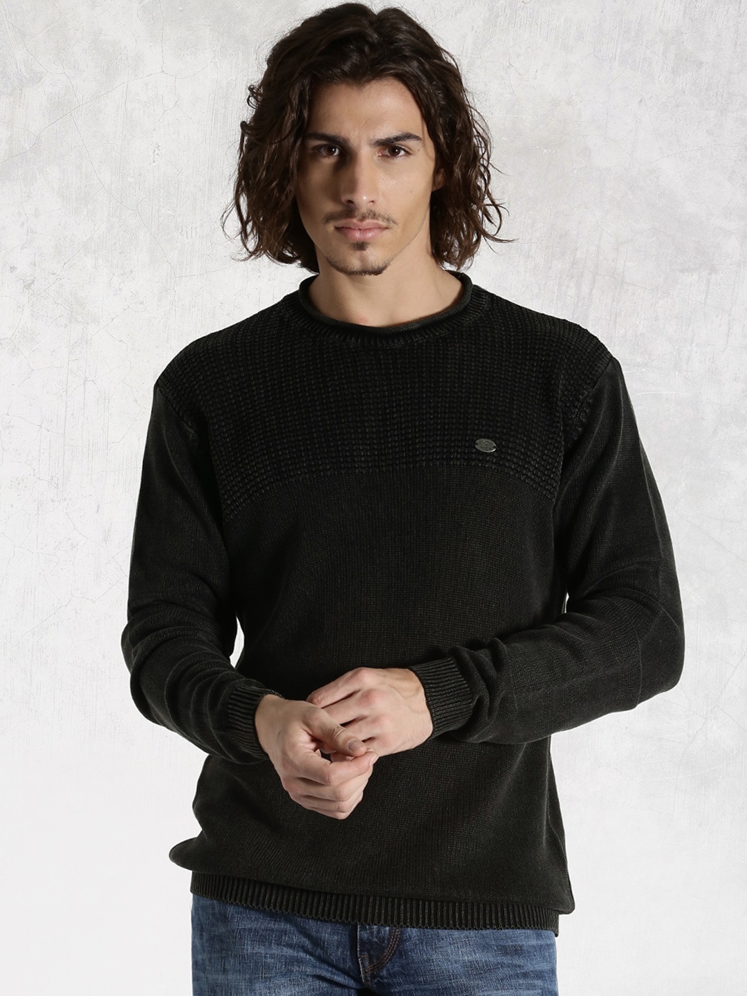 

Roadster Charcoal Grey Sweater