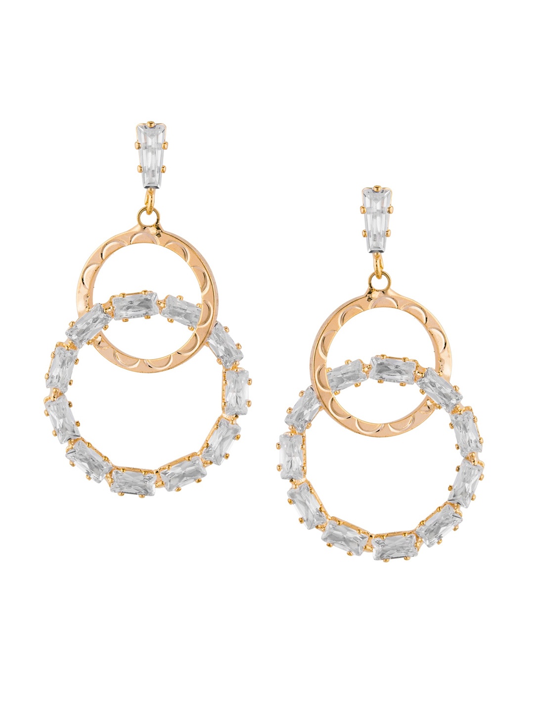 

E2O Gold-Plated Handcrafted Contemporary Drop Earrings