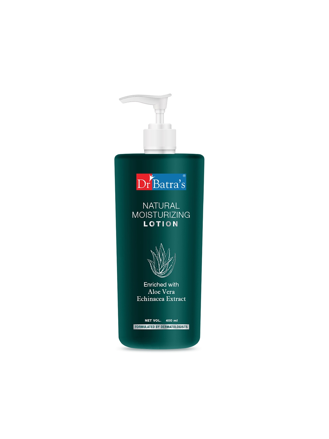 

Dr. Batras Natural Moisturizing Lotion Enriched With Echinacea & Aloe Vera - 400 ml, White