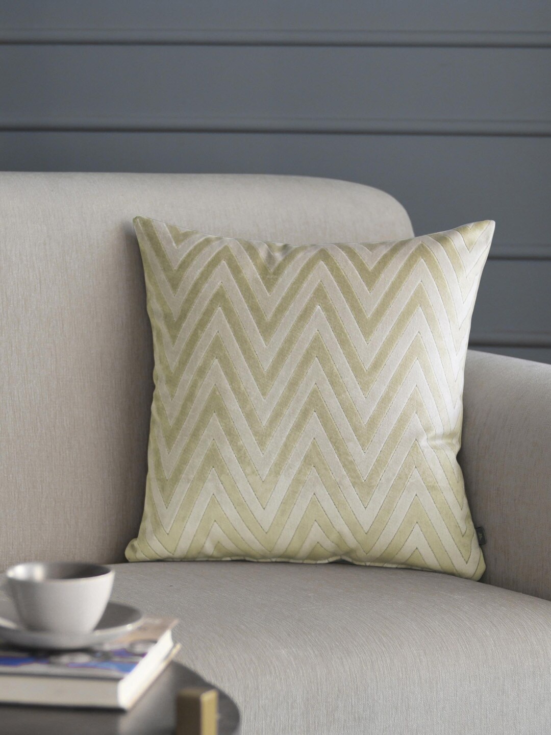 

GM Beige Geometric Square Cushion Covers