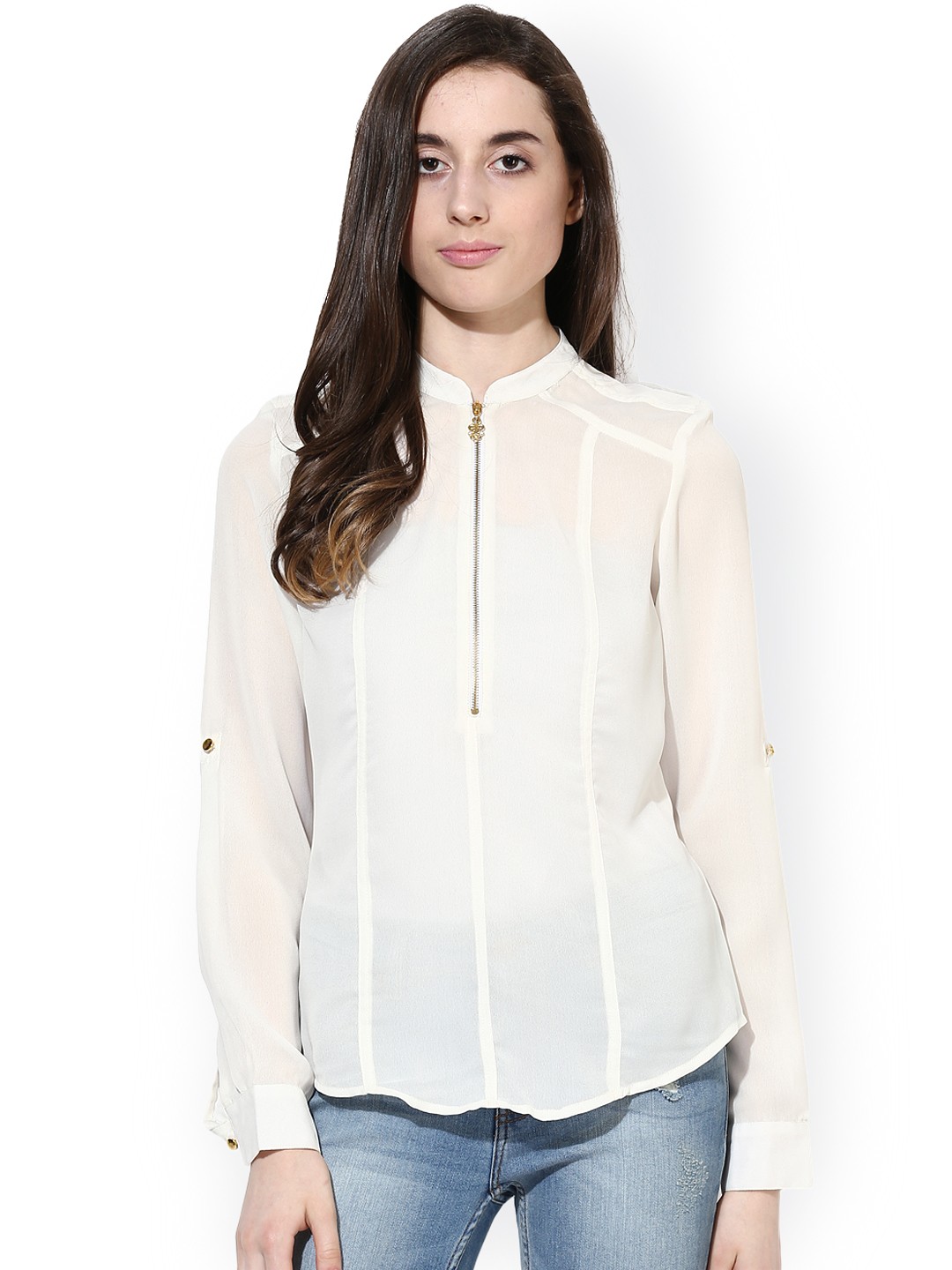 

Calgari Off-White Top