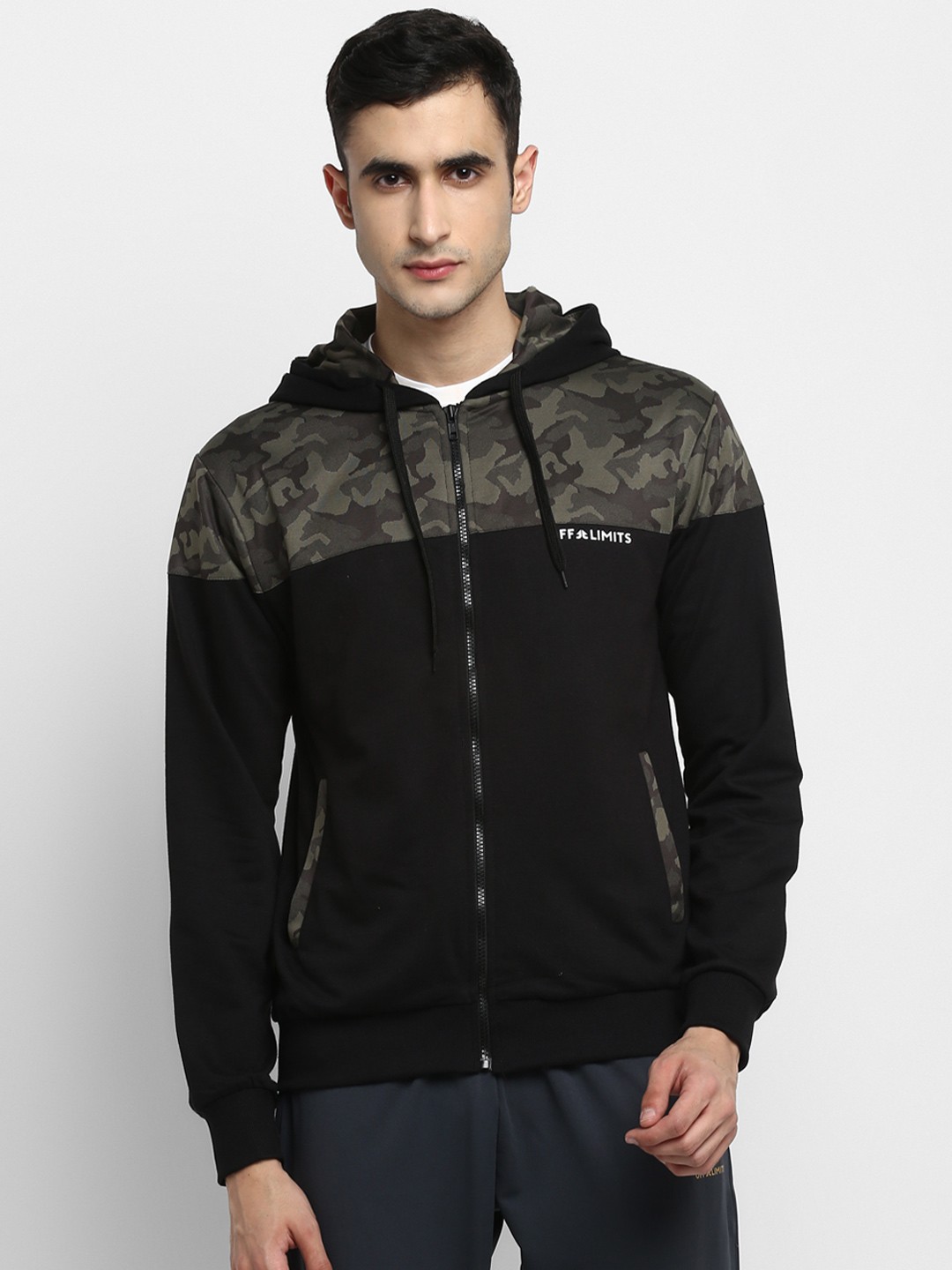 

OFF LIMITS Men Black Lightweight Jacket