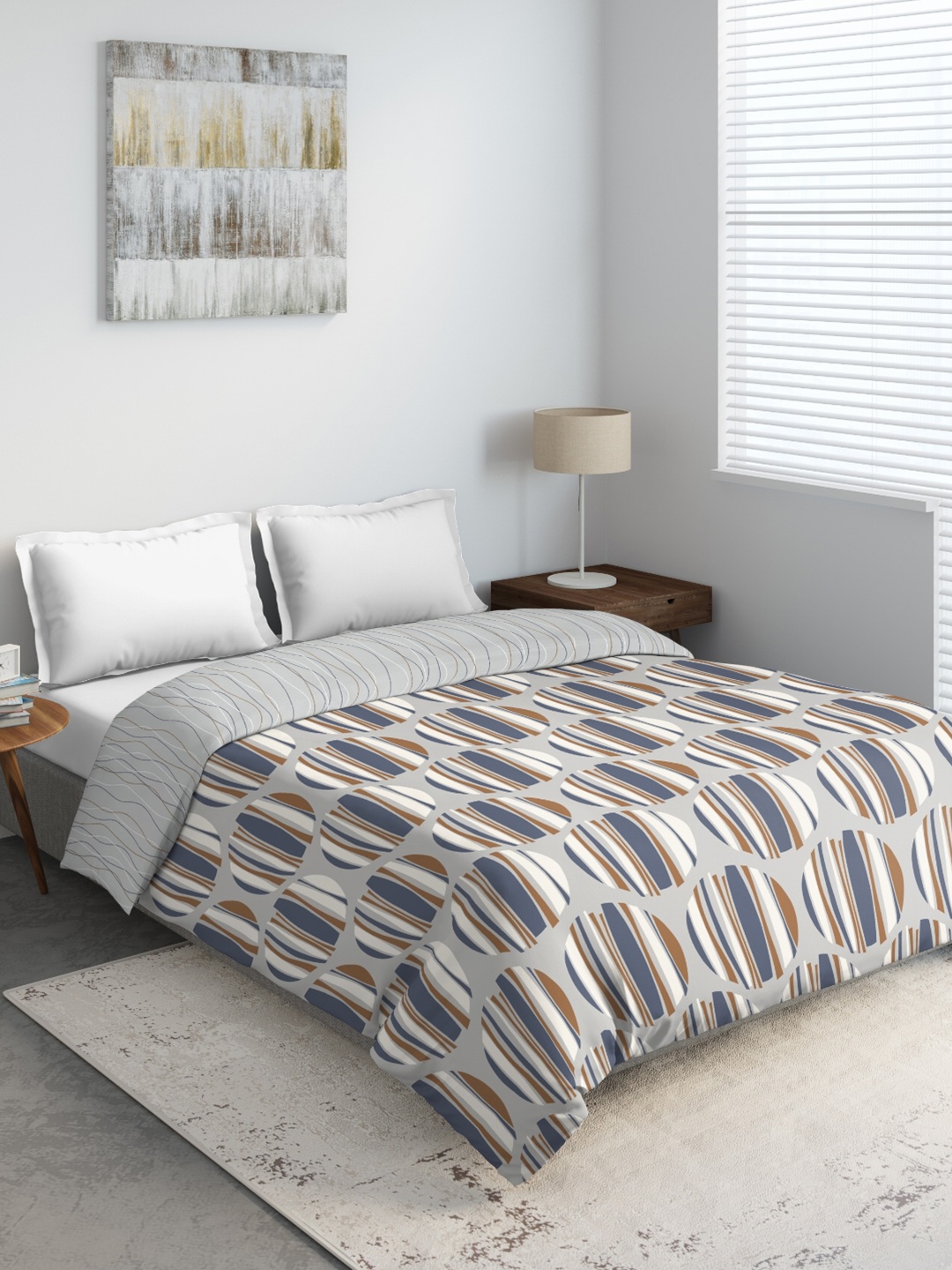 

DDecor Blue Mild Winter 233 GSM Double Bed Comforter