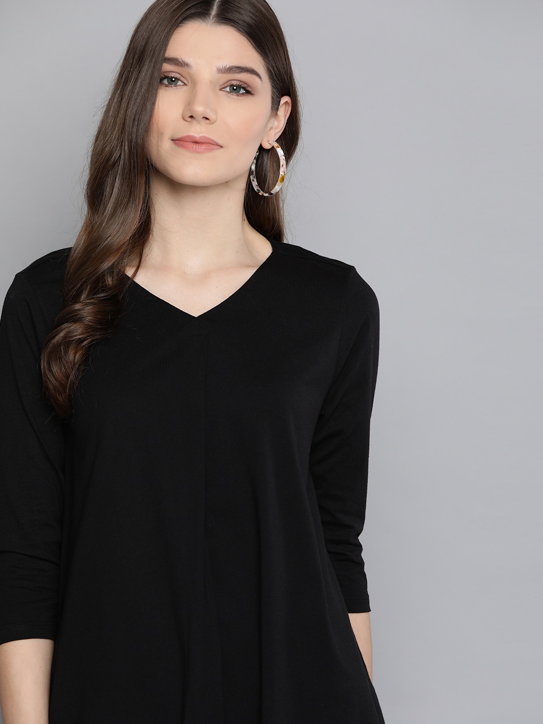 

Chemistry Women Black Solid Top