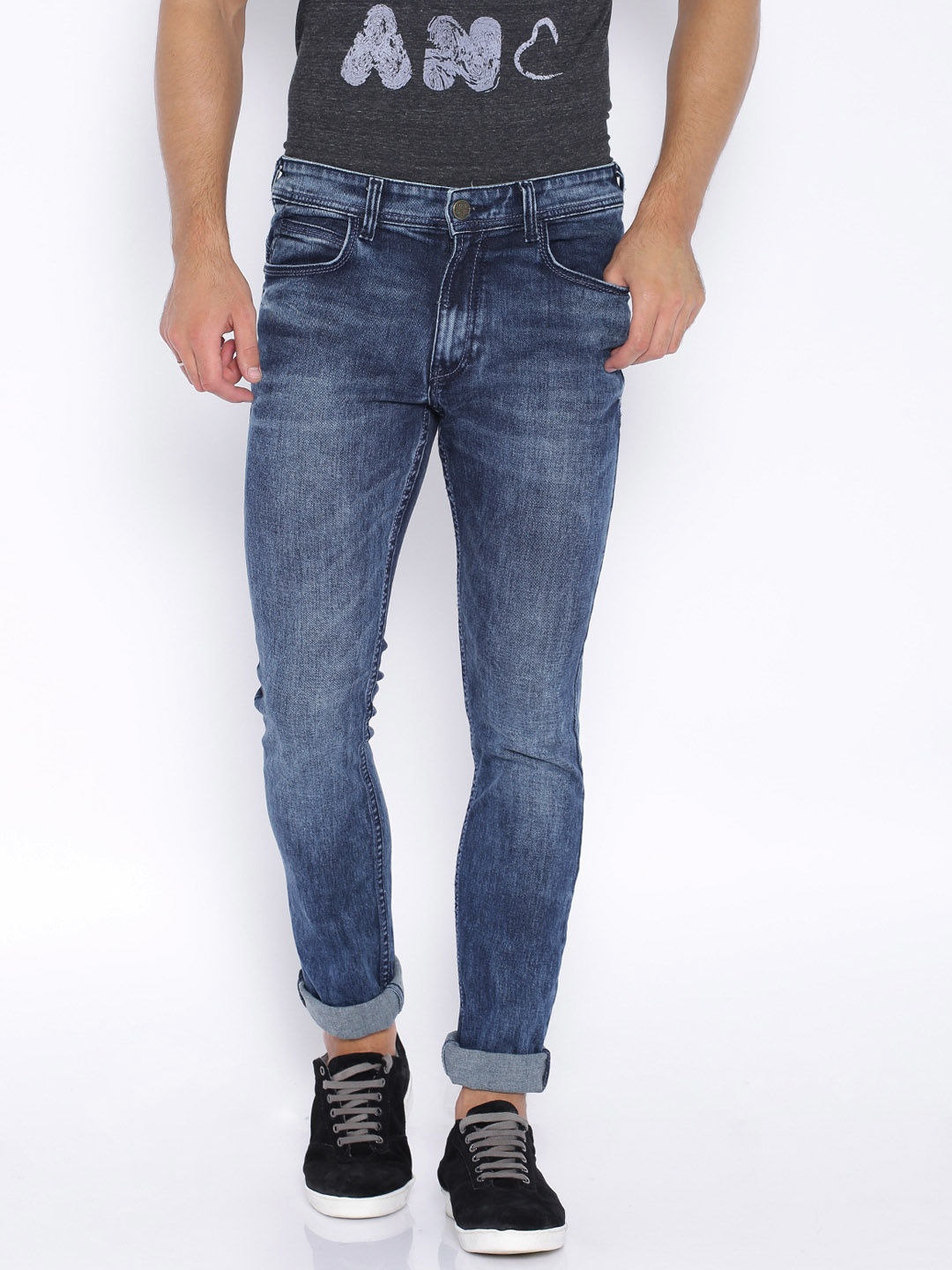 

Locomotive Blue Washed Stretchable Jeans