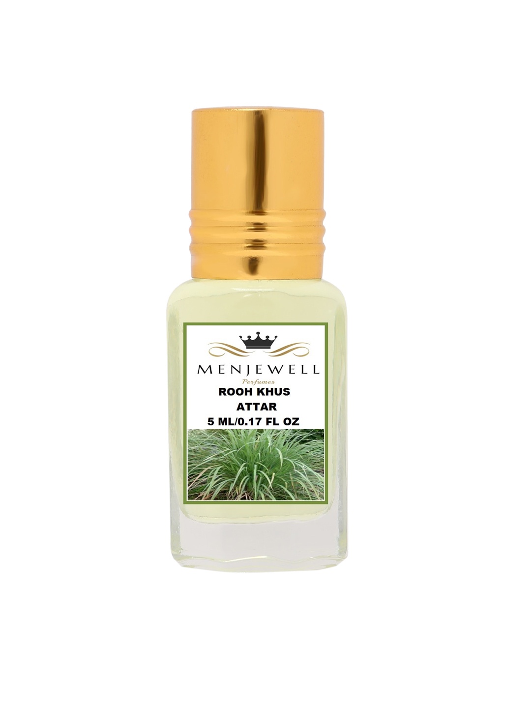 

Menjewell Rooh Khush Natural Itra Perfume - 5 ml, Transparent