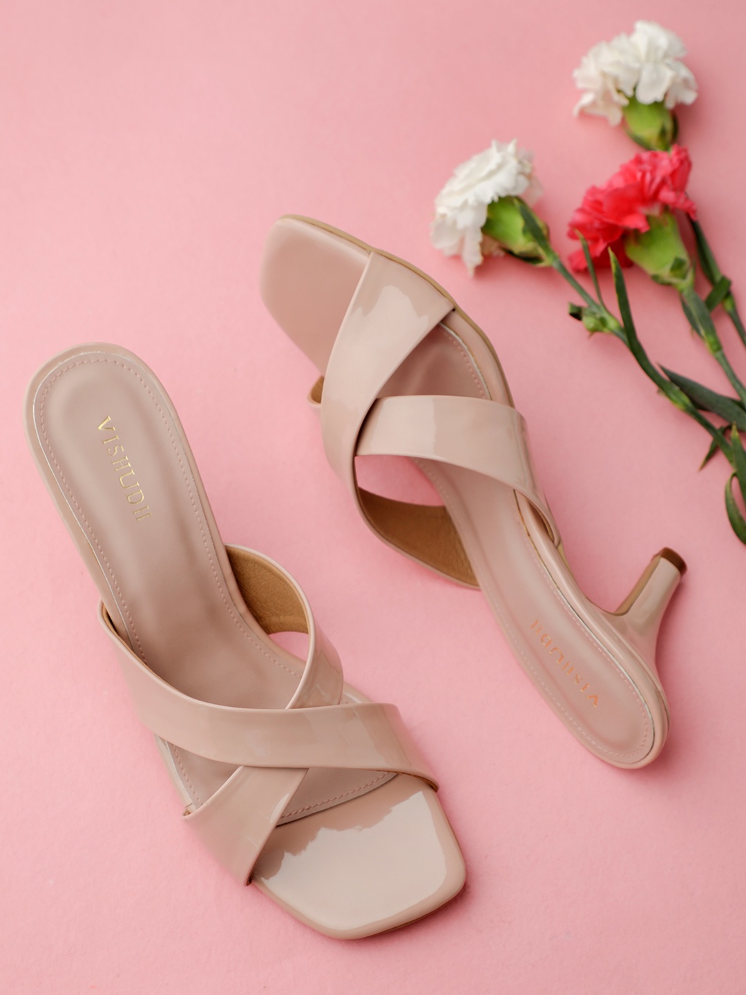 

Vishudh Women Nude-Coloured Solid Heels