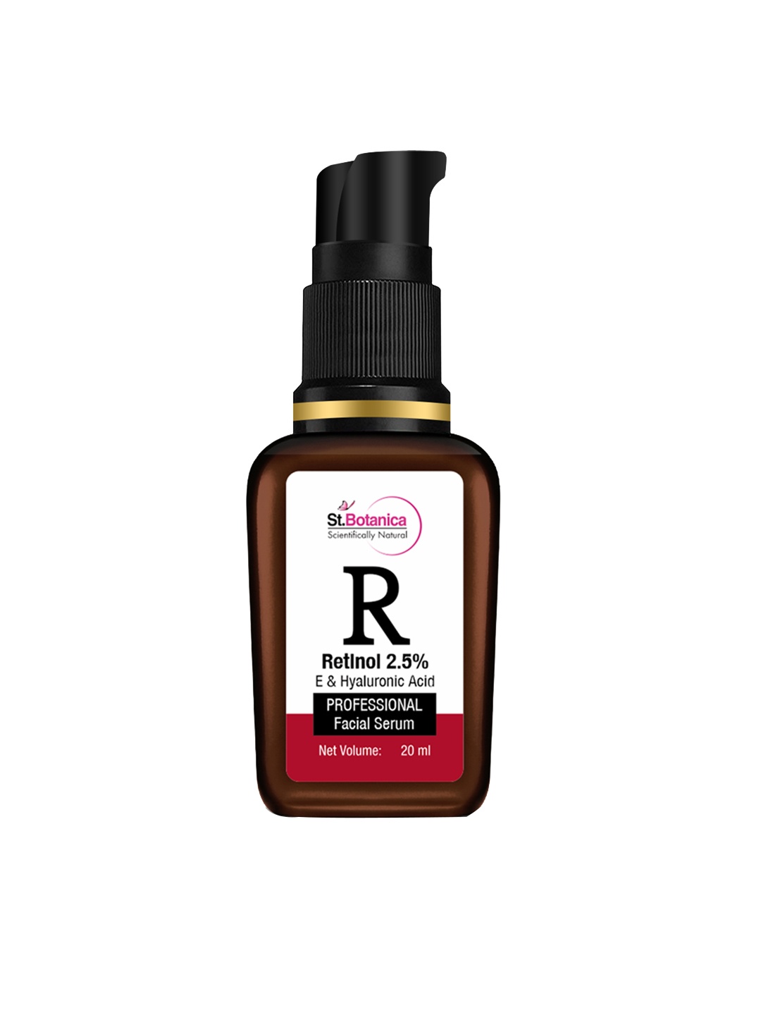 

St.Botanica Set of 2 Retinol & Hyaluronic Acid Professional Face Serums, Red
