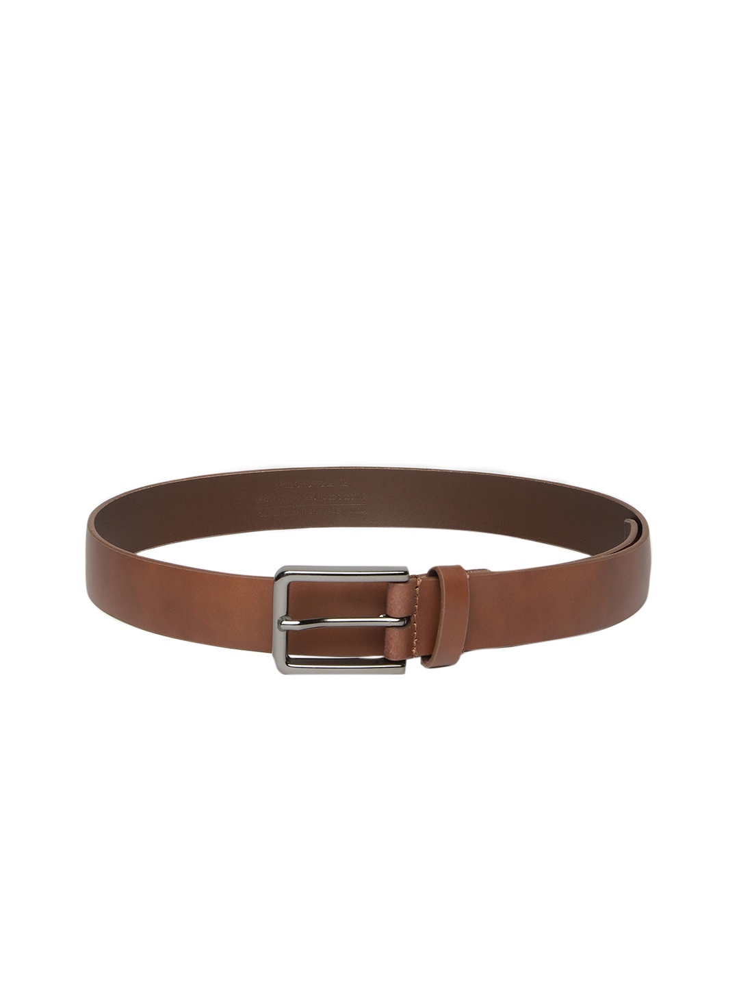 

Louis Philippe Men Brown Solid Leather Belt