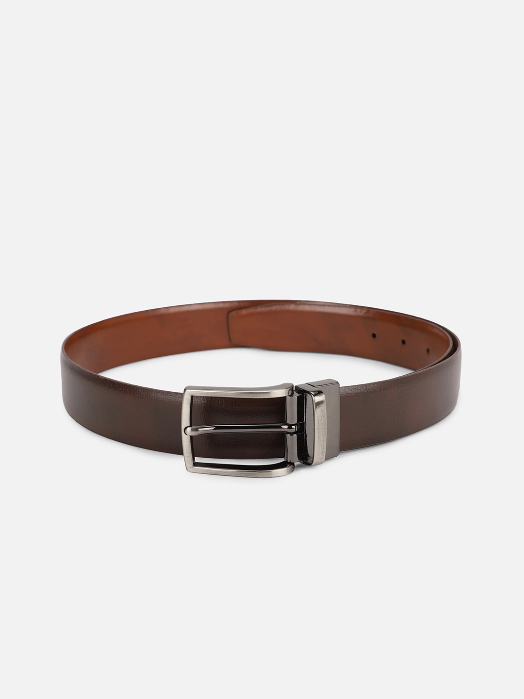 

Louis Philippe Men Brown Solid Reversible Leather Belt
