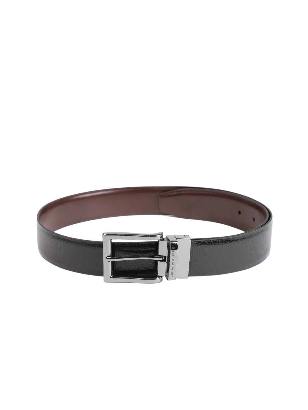 

Louis Philippe Men Black & Brown Reversible Leather Belt