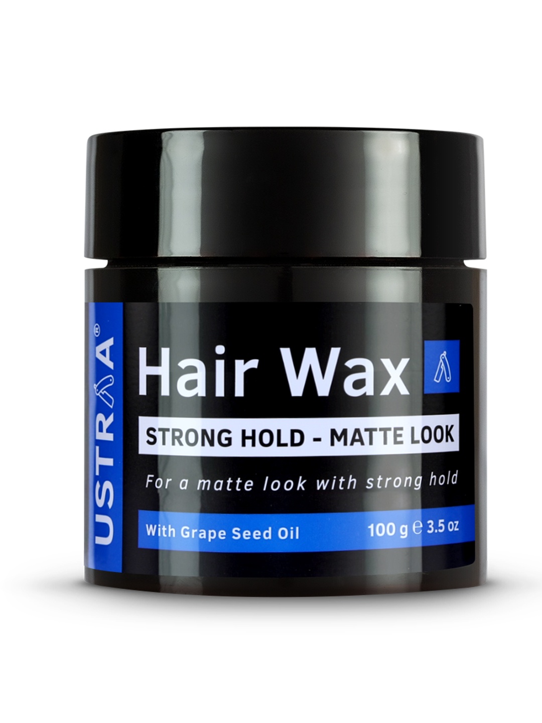 

Ustraa Men Strong Hold & Matt Look Hair Wax 100 g, Transparent