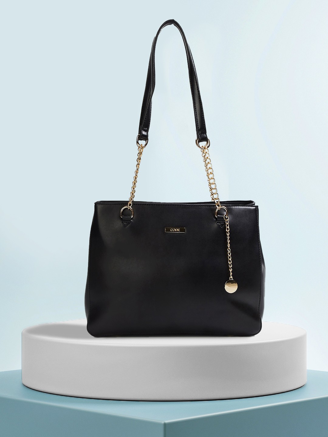 

CODE by Lifestyle Black Solid Shoulder Bag