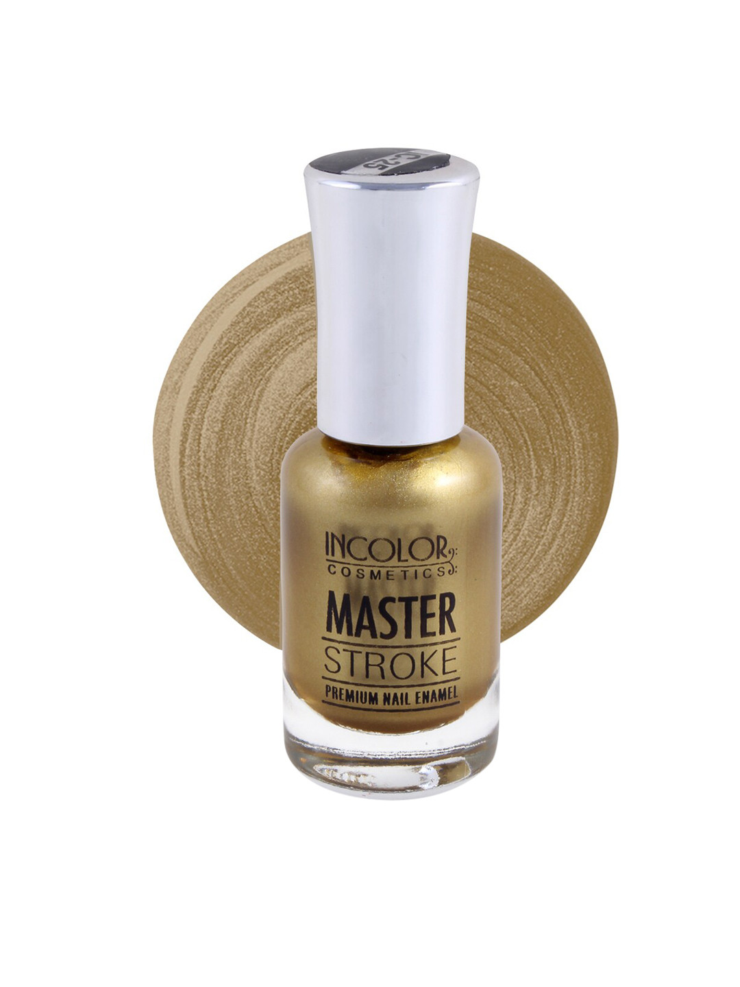 

Incolor Gold-Toned Master Stroke Premium Nail Enamel 25 - 9.5 ml
