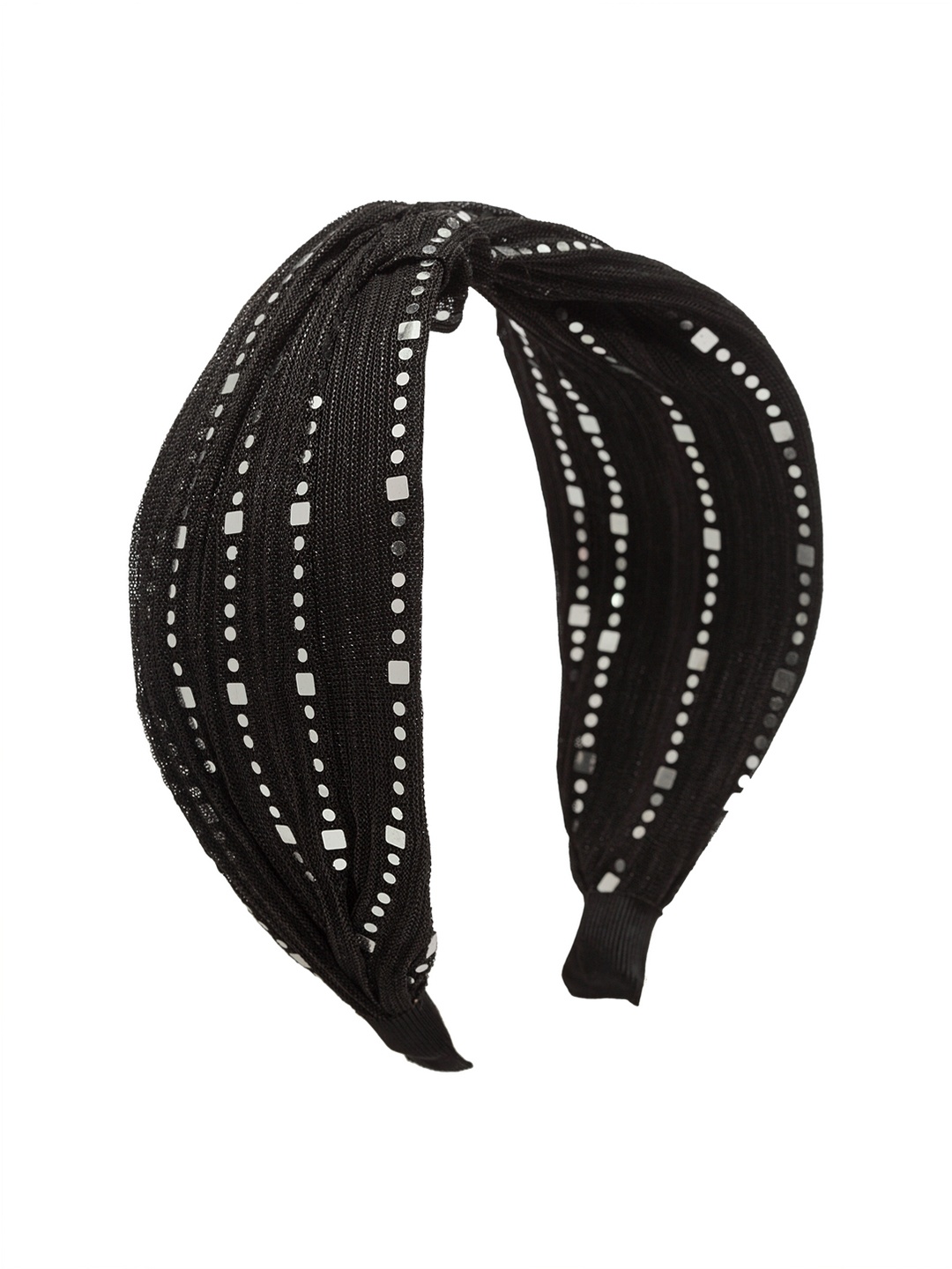 

Ferosh Black Embellished Hairband