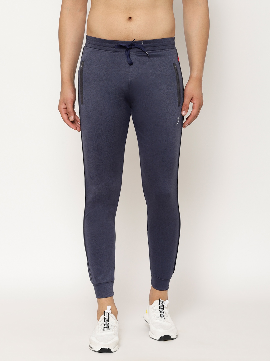 

SAPPER Men Navy Blue Solid Slim Fit Joggers