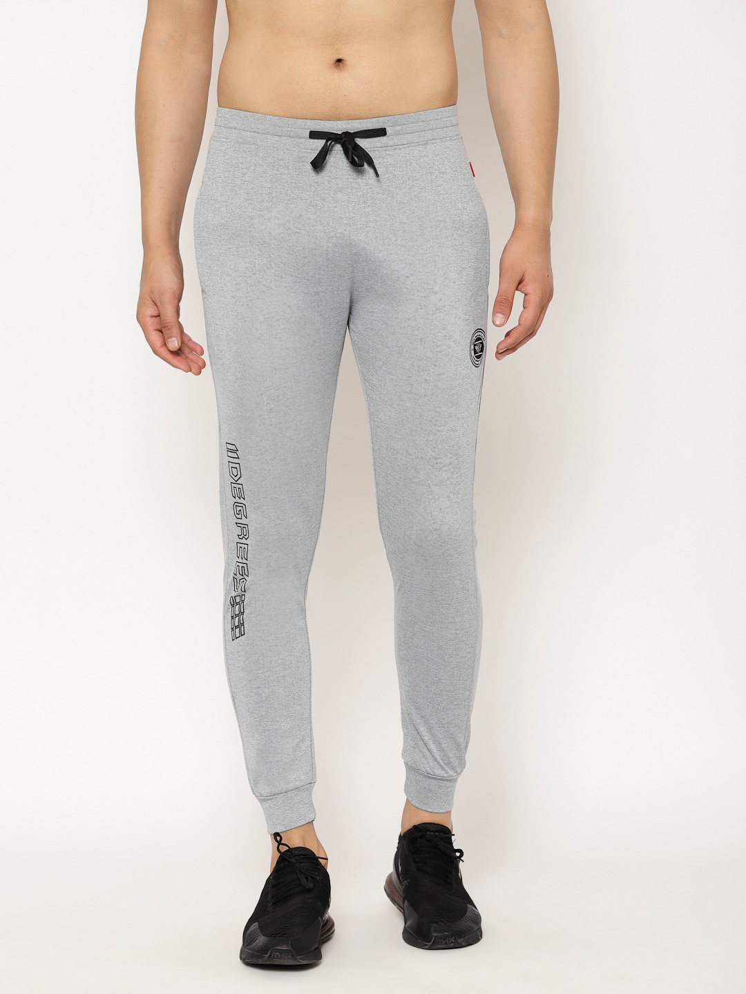 

SAPPER Men Grey Melange Solid Slim Fit Joggers
