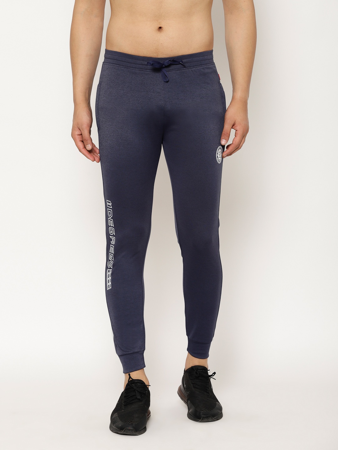 

SAPPER Men Navy Blue Solid Slim Fit Joggers