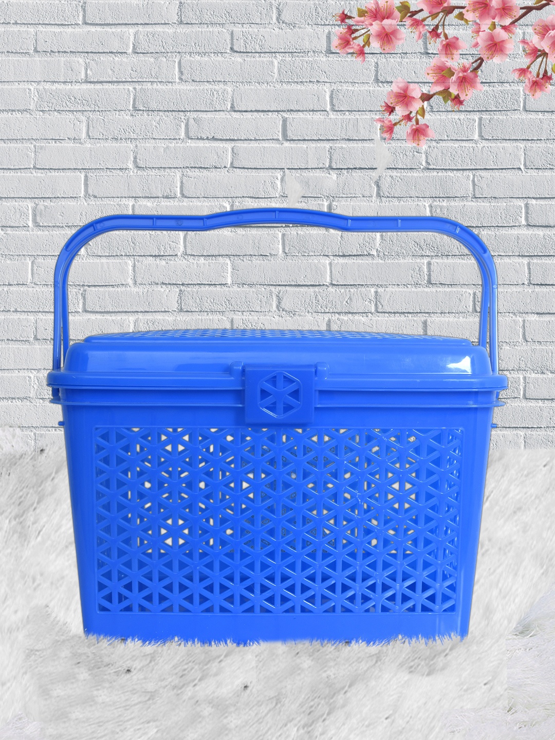 

Kuber Industries Blue Basket