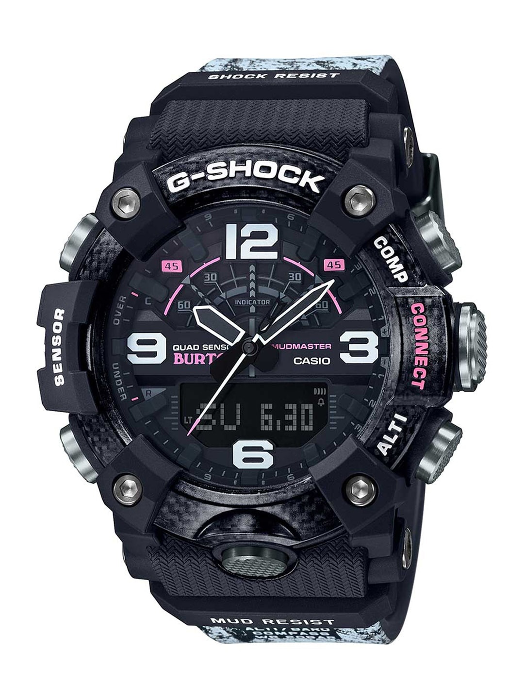 

CASIO Men G-Shock GG-B100BTN-1ADR Multi-Coloured Ana-Digi Dial Black Resin Strap G1023