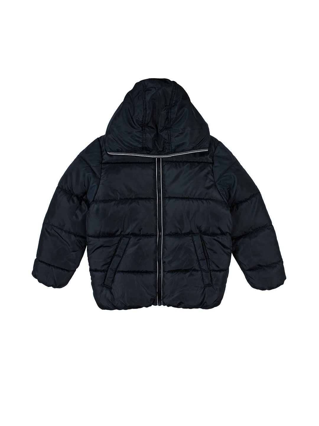 

Lil Lollipop Kids Navy Blue Solid Insulator Puffer Jacket