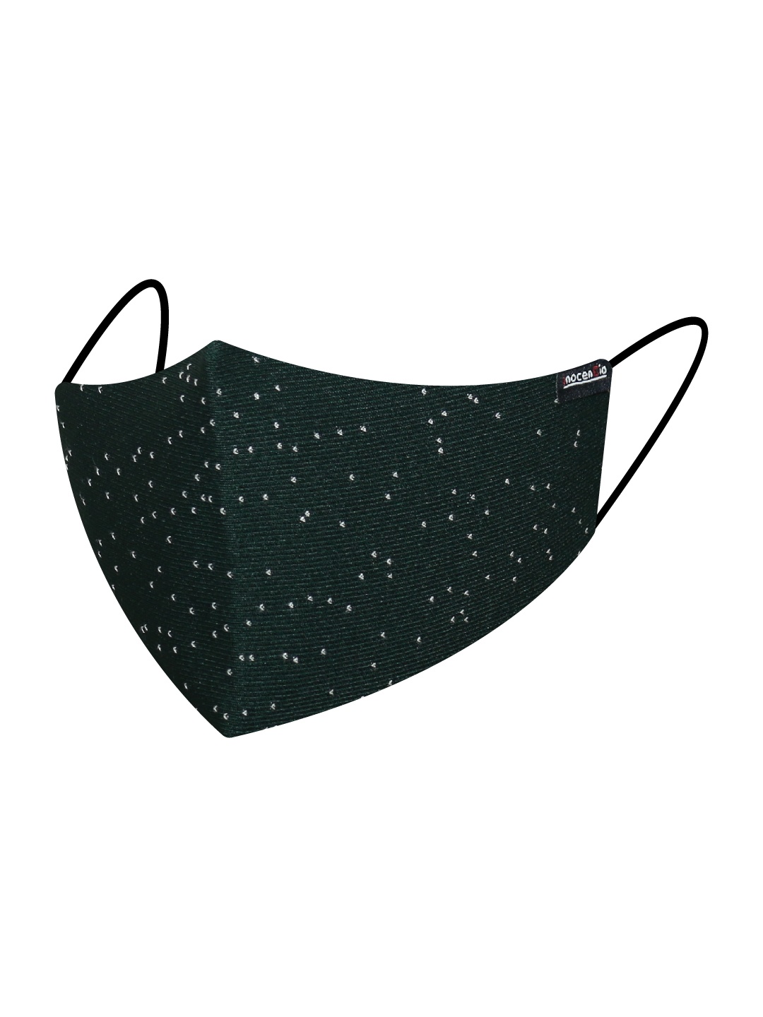 

inocenCia Unisex Olive Green Printed 2-Ply Reusable Cloth Mask