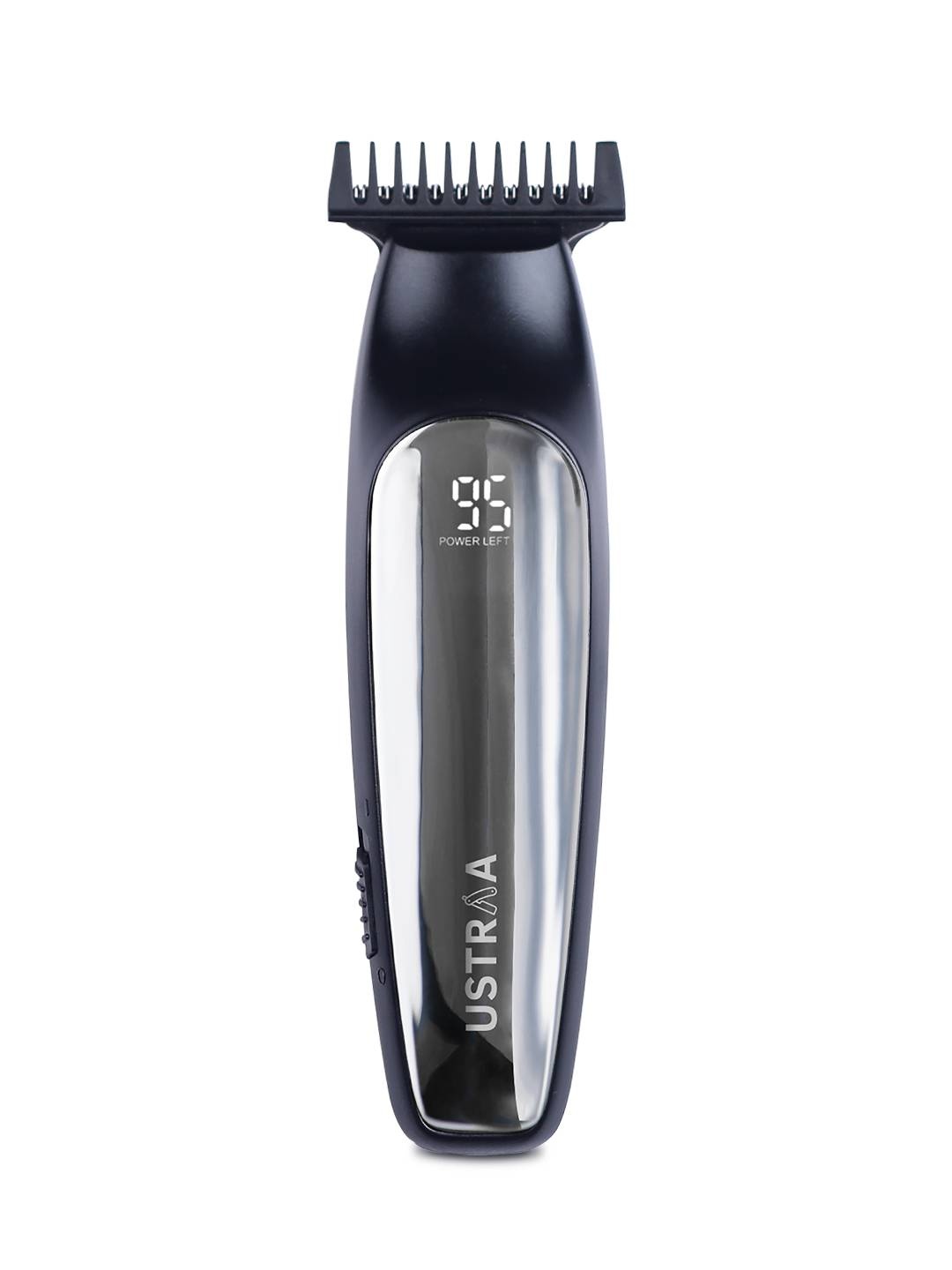 

Ustraa Men Black & Silver Beard Lithium Powered Trimmer Chrome ID-300