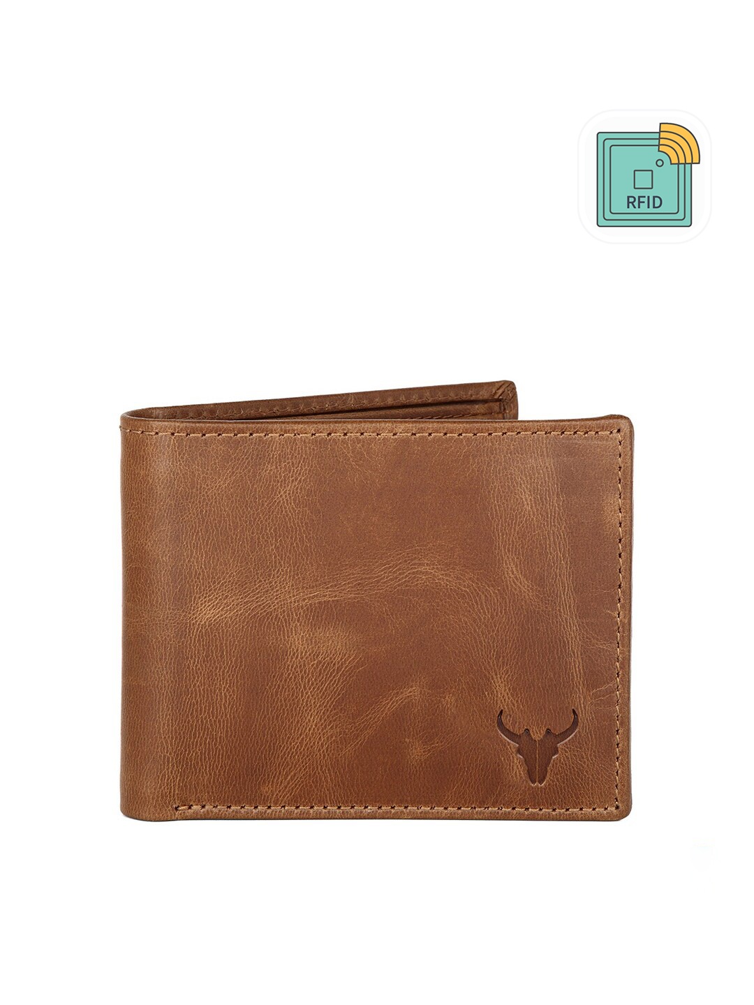 

NAPA HIDE Men Tan Brown Solid Two Fold Wallet