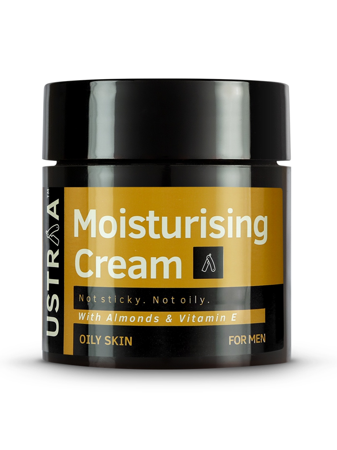 Ustraa Men Oily Skin Moisturising Cream 100g, White