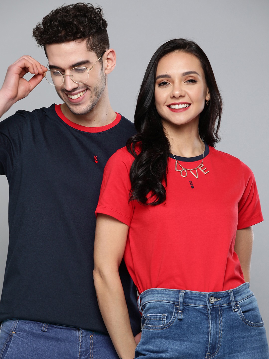 

Mast Harbour Men Navy Blue Solid Round Neck Pure Cotton T-shirt
